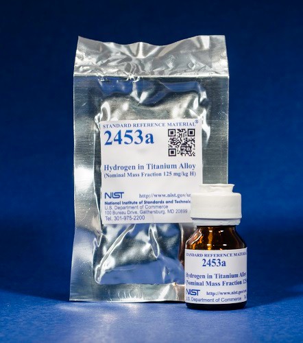 SRM 2453a  鈦合金中的氫(標稱質量分數125 mg/kg H)標準品